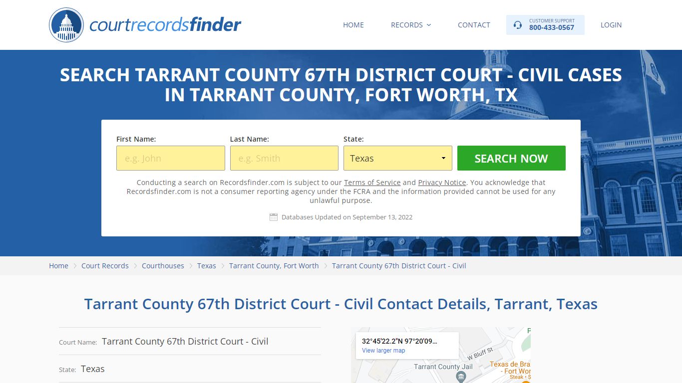 Tarrant County 67th District Court - Civil Case Search - Tarrant County ...